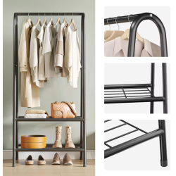 Perchero Organizador de Ropa con 2 Estantes: Maximiza tu Espacio y Orden