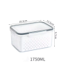 Organizador de Alimentos con Tapa 1750ml: Conserva y Organiza tus Comidas