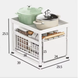 Organizador de Metal para Baño y Cocina | Versatilidad y Estilo
