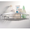 Organizador de baño esquinero de aluminio