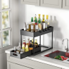 Organizador Multiuso Plástico -  para Cocina y Baño