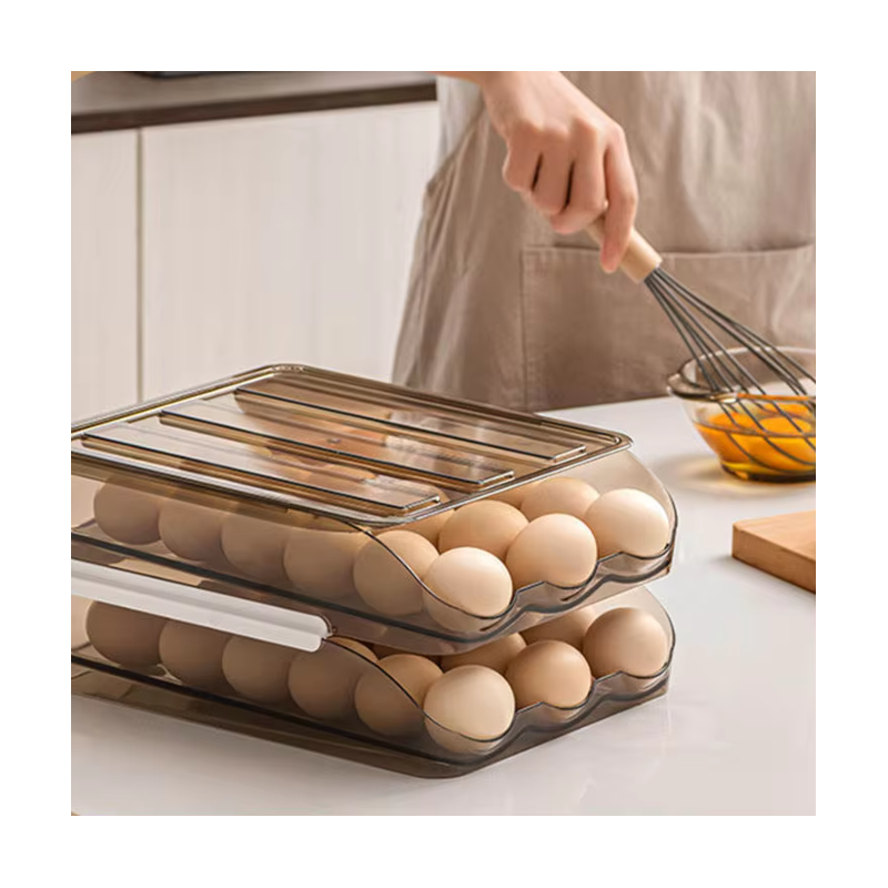 Caja de Almacenamiento de Huevos: Doble Capa para 36 Unidades