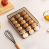 Caja de Almacenamiento de Huevos: Doble Capa para 36 Unidades