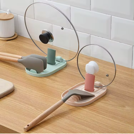 Soporte para Tapa de Ollas y Cucharones de Plástico: Organización y Comodidad en tu Cocina